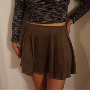 Nordstrom Brand - Suede Mini Skirt